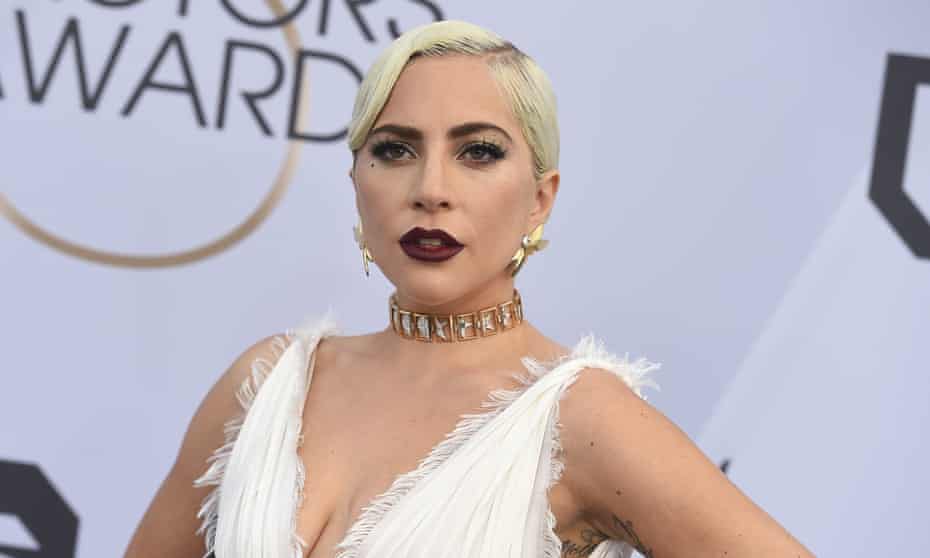 Lady Gaga at the Screen Actors Guild awards in Los Angeles on 27 January 2019. 