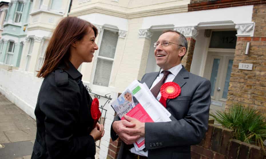 Gloria de Piero and Hammersmith's MP, Andy Slaughter