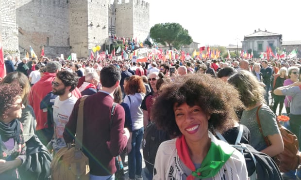 Antonella Bundu in Florence. Her political commitment began on the streets of Toxteth, Liverpool, in the 1980s.