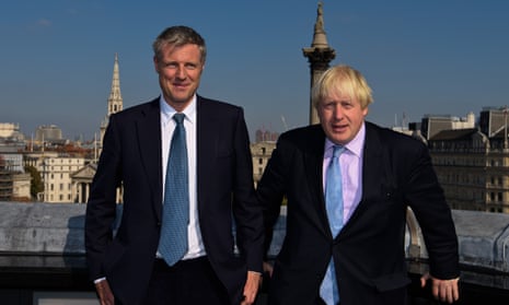 Zac Goldsmith with Boris Johnson