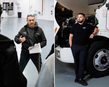 Unterrichtsstudent für Lkw-Fahrlehrer