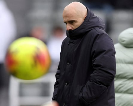 FILE PHOTO: Premier League - Newcastle United v ChelseaFILE PHOTO: Soccer Football - Premier League - Newcastle United v Chelsea - St. James' Park, Newcastle, Britain - December 20, 2025
Chelsea manager Enzo Maresca during the warm up before the match REUTERS/Scott Heppell EDITORIAL USE ONLY. NO USE WITH UNAUTHORIZED AUDIO, VIDEO, DATA, FIXTURE LISTS, CLUB/LEAGUE LOGOS OR 'LIVE' SERVICES. ONLINE IN-MATCH USE LIMITED TO 120 IMAGES, NO VIDEO EMULATION. NO USE IN BETTING, GAMES OR SINGLE CLUB/LEAGUE/PLAYER PUBLICATIONS. PLEASE CONTACT YOUR ACCOUNT REPRESENTATIVE FOR FURTHER DETAILS../File Photo