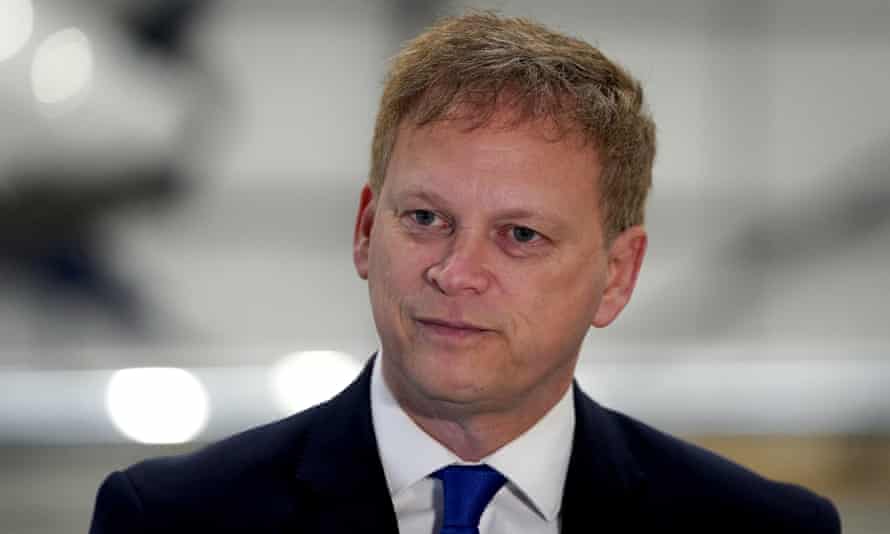 The transport secretary, Grant Shapps
