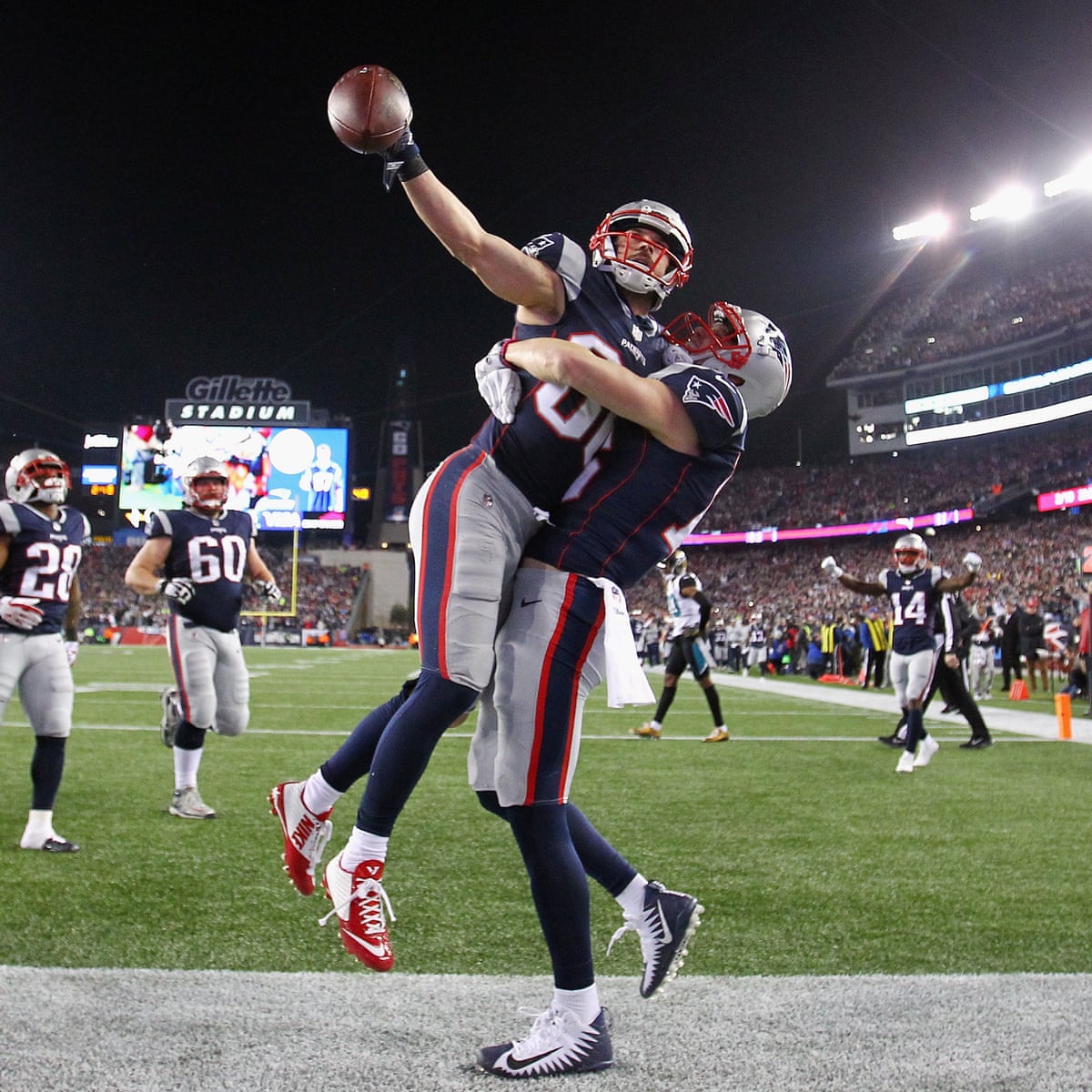 Tom Brady Leads Patriots To Super Bowl Again After Comeback Win Over Jaguars Nfl The Guardian