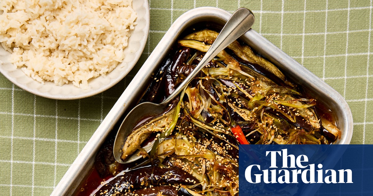 Meera Sodha’s vegan recipe for soy, sake and sesame oil-braised aubergines | The new vegan