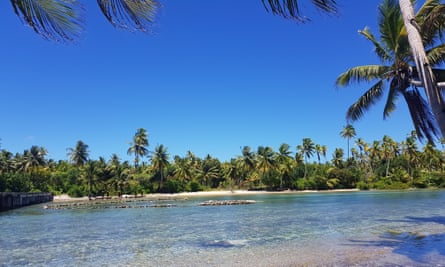 Marakei Island in Kiribati