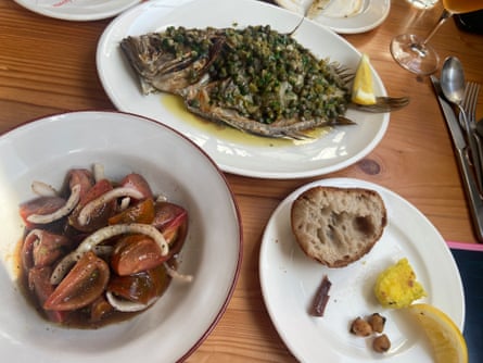 Lunch at Sargasso in Margate.