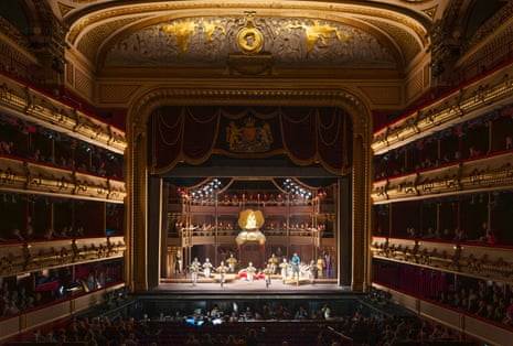 Act two, Turandot’s father, the Emperor, on his throne