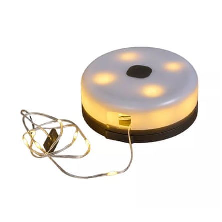 Retractable solar and USB rechargeable string lights