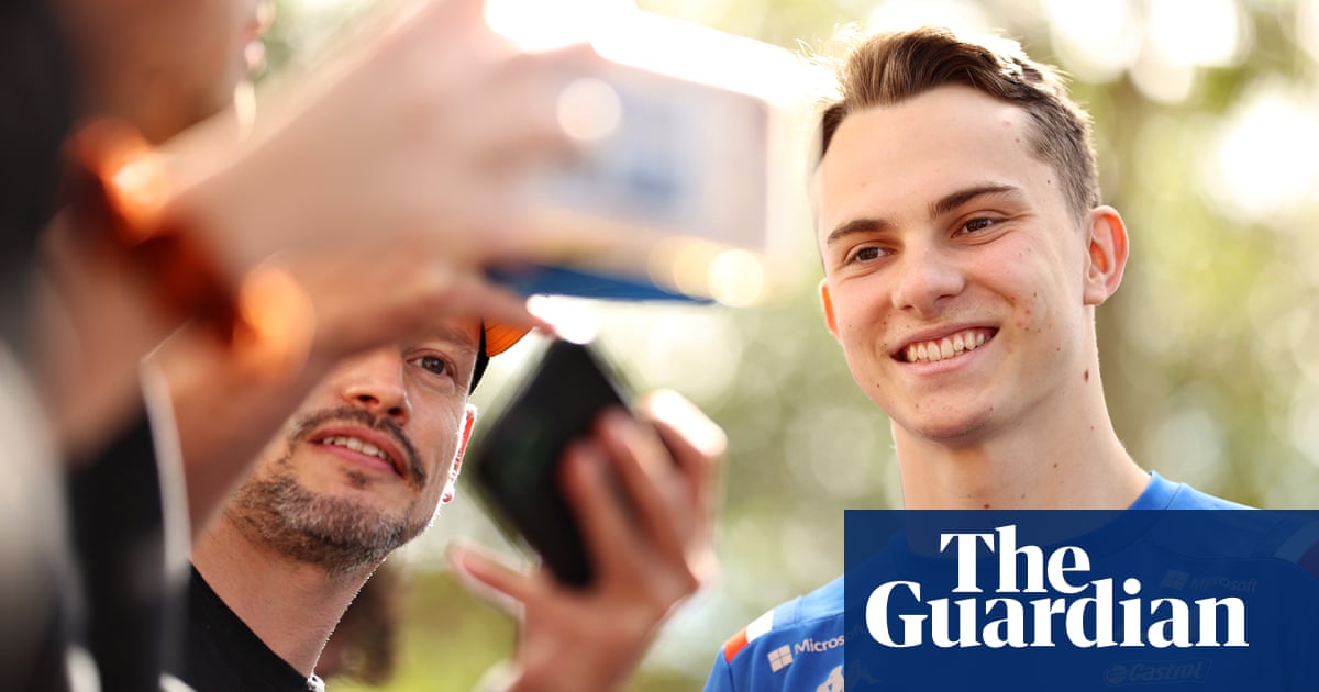 The young Australian putting pressure on a Formula One veteran