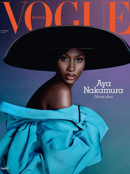 Aya Nakamura on the cover of Vogue.