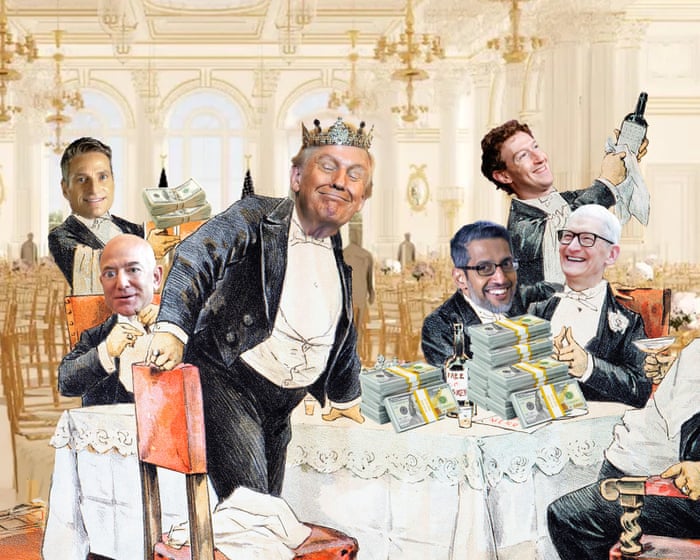 The luxury gap: Trump builds his palace as Americans face going hungry