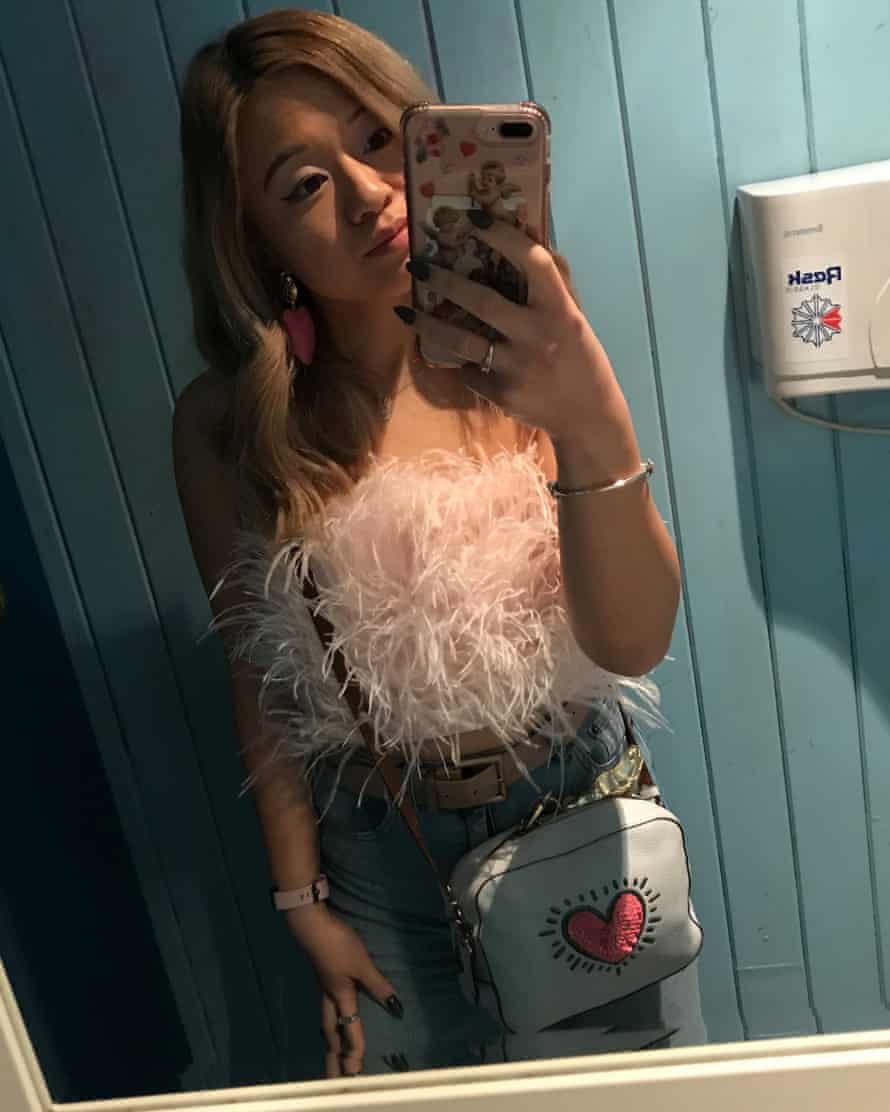 Amy Lo’s ultimate frou-frou, girl-band-worthy boob tube.