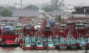 Fishing boats have been ordered to shore ahead of tropical storm Pabuk.