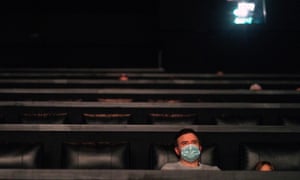 Une expérience de cinéma socialement distanciée au centre commercial Showcase à Bluewater, Dartford.