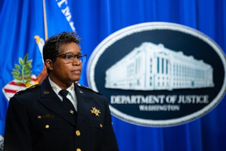 Pamela Smith attends a press conference at the department of justice in Washington in December.