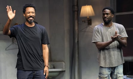 Corey Hawkins et Yahya Abdul-Mateen II dans Topdog/Underdog.
