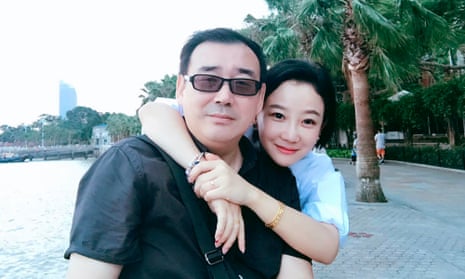 Yang Hengjun, shown here in a file image with his wife Yuan Xiaoliang, faces the prospect of a life behind bars in China.