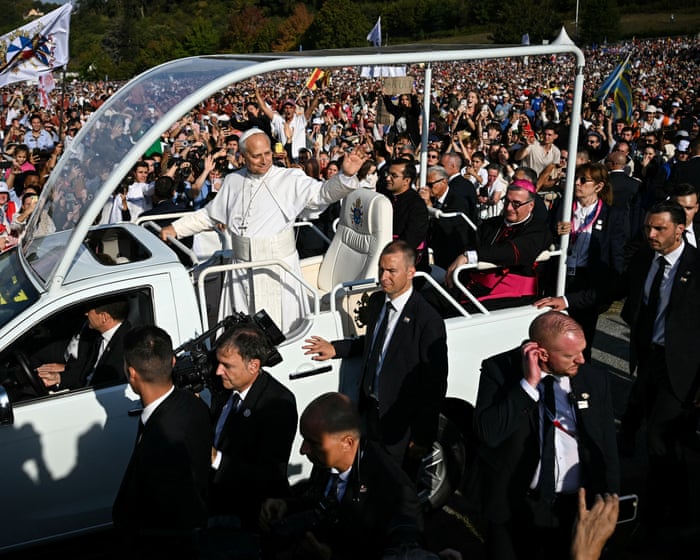 Pope Leo urges healing of ‘deep wounds’ before meeting child sexual abuse survivors in France