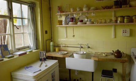 The kitchen at 20 Forthlin Road, Liverpool, the childhood home of Paul McCartney.