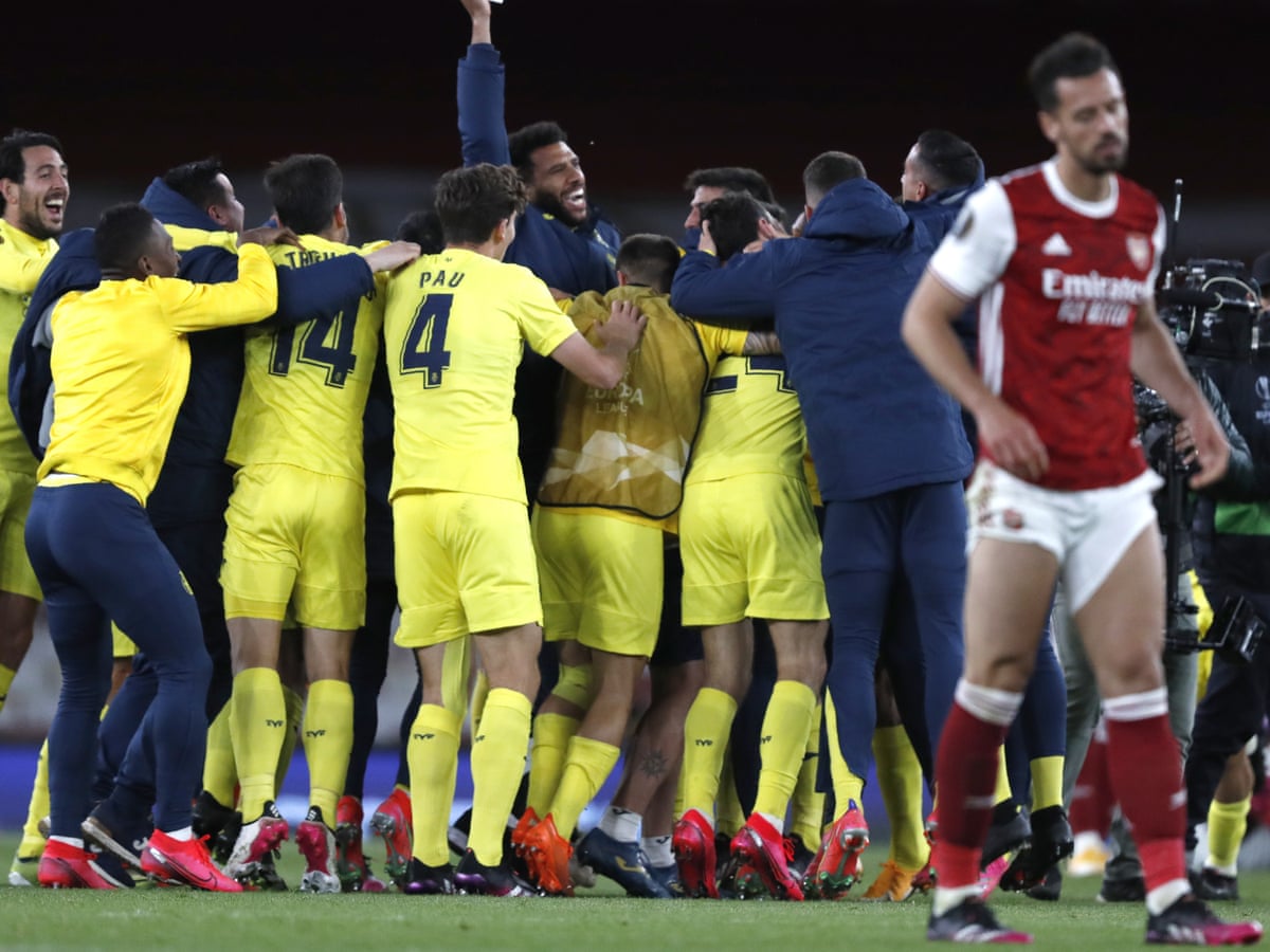 Arsenal 0-0 Villarreal (1-2 agg): Europa League semi-final, second leg – as it happened | Football | The Guardian