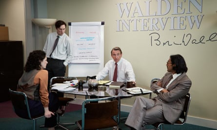 Emma Sidi, Ross Armstrong, Steve Coogan and Karan Gill in Brian and Maggie.
