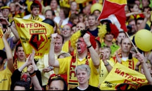 Watford fans gear up for the play-off final having reached Wembley thanks to a penalty shootout victory over Birmingham in the semi-finals