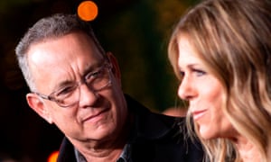 Tom Hanks and his wife actress/singer Rita Wilson.