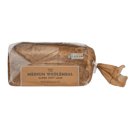 M&S Super Soft Wholemeal Medium Sliced Bread