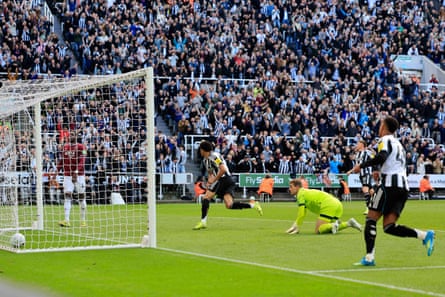 Will Osula slots home Newcastle’s third at St James’ Park