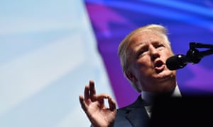 Donald Trump said to the audience: ‘They don’t have guns, they have knives and instead there’s blood all over the floors of this hospital.’ 5568.jpg?w=300&q=55&auto=format&usm=12&f