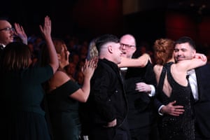 Rich Peppiatt wins the outstanding debut by a British writer, director or producer for Kneecap
