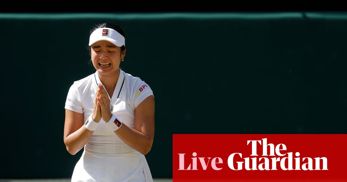ويمبلدون 2026: سفياتيك مذهولة من إيالا، مارتنس تهزم ريباكينا، زفيريف في المنافسة في اليوم السادس – مباشر ويمبلدون 2026: سفياتيك مذهولة من إيالا، مارتنس تهزم ريباكينا، زفيريف في المنافسة في اليوم السادس – مباشر