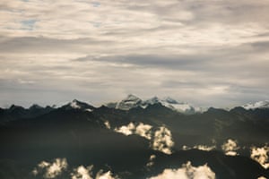 A view of the Himalayas from Dochu La