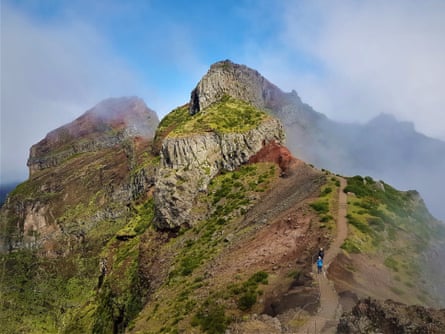Madeira, approaching the peak of Pico Do Arieiro