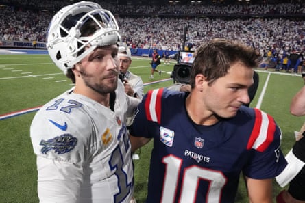 Drake Maye and Josh Allen’s on-field rivalry looks like it has just started.