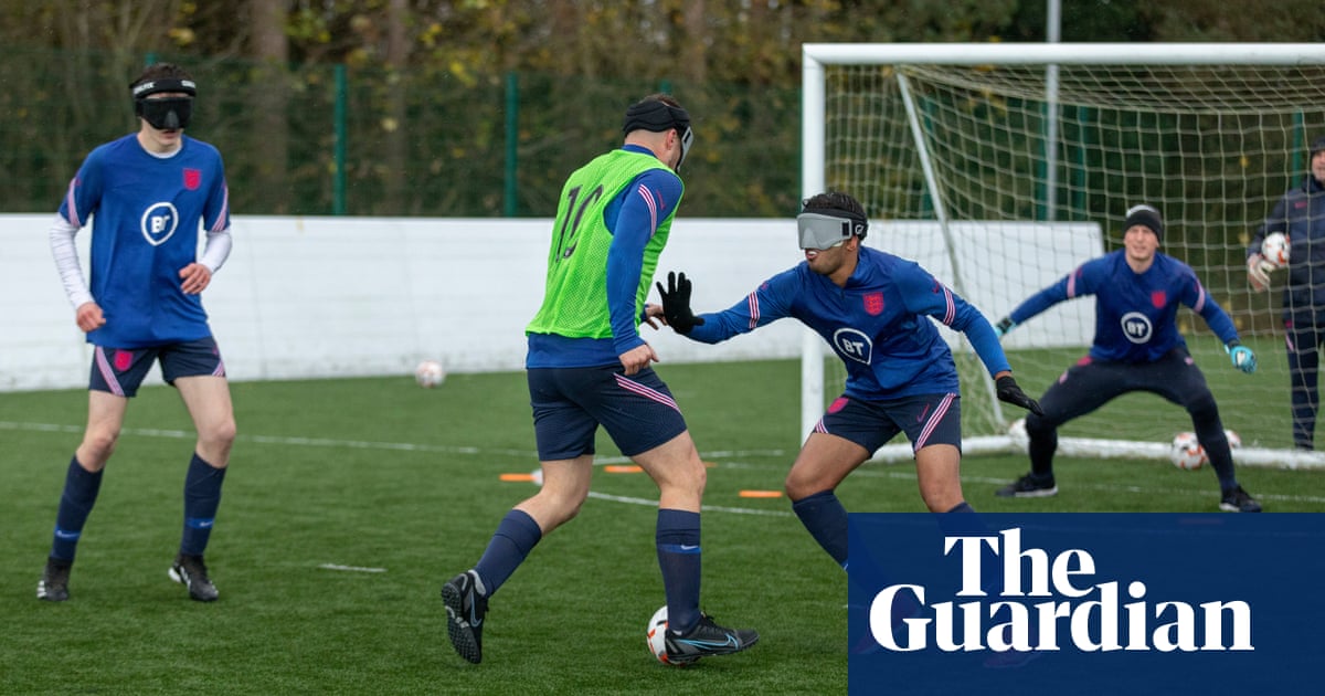 ‘You have to stay switched on’: at work with England’s blind football team