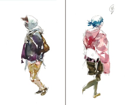 Marc Taro Holmes says the challenge is a way to allow himself to draw for an entire week.