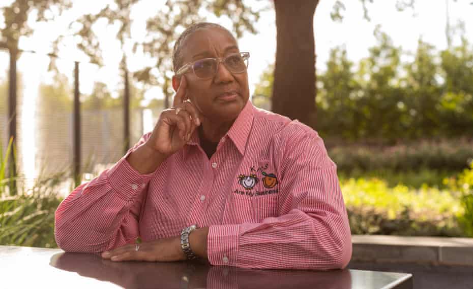 Nelva Williamson at Emancipation Park in Houston.