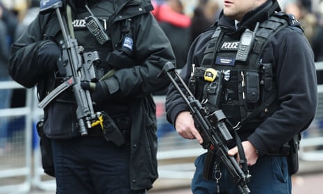 two armed Met police officers