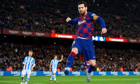 European roundup: Lionel Messi leaves it late to put Barcelona top