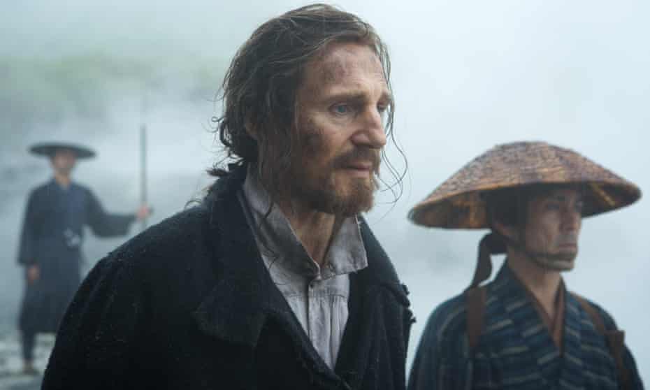 Liam Neeson plays Father Ferreira in the film Silence.