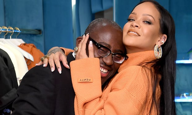 Edward Enninful with Rihanna