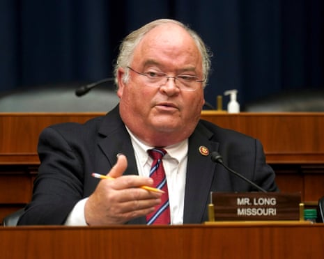 Billy Long pictured in 2020 during a hearing on Capitol Hill in Washington