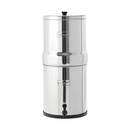 Big Berkey gravity-fed stainless steel countertop water filter system