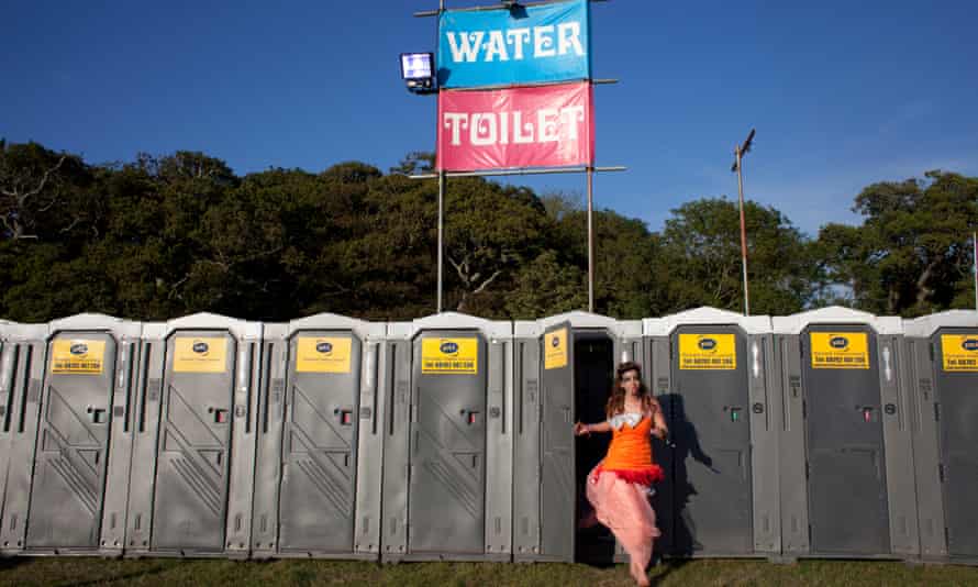 The toilets at Camp Bestival