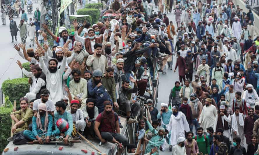 Protest rally by the banned Islamist governmental enactment Tehrik-e-Labaik Pakistan successful Lahore