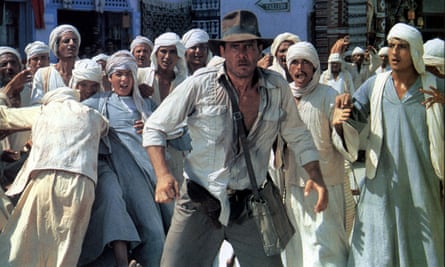 Harrison Ford as Indiana Jones in Spielberg’s 1981 film Raiders of the Lost Ark
