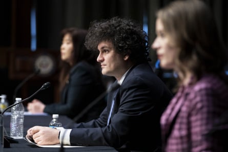 Sam Bankman-Fried at a Senate agriculture, nutrition and forestry committee hearing in Washington DC.