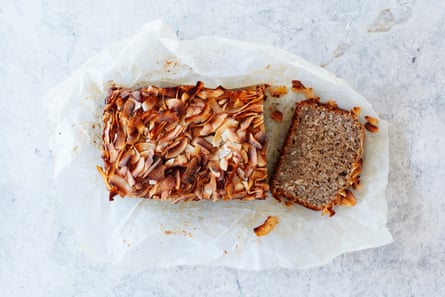 Meera Sodha’s vegan banana bread with toasted coconut